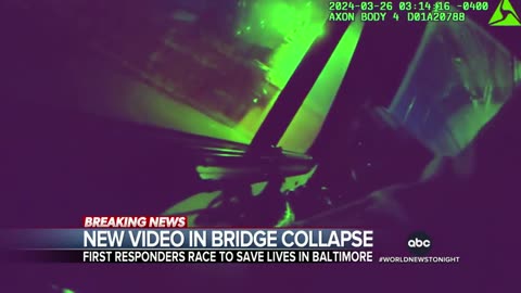 New video in Baltimore bridge collapse ABC News