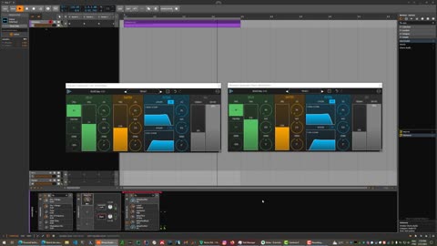 Delay duplo no Bitwig