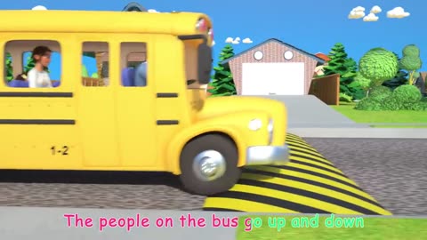 Wheels On The Bus (School Version) | CoComelon Nursery Rhymes & Kids Songs