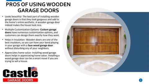 Pros and Cons of Using Wooden Garage Doors