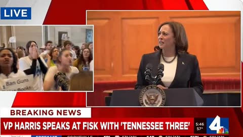 Such BS. Kamala Harris STARTS SCREAMING with NOSTRILS FLARING while Defending Radical Democrats and Rioters Who Shut Down State Assembly in Tennessee