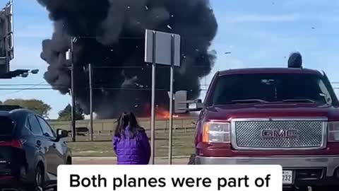 Six dead after two planes collide in midair at an air show in Dallas