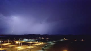 Monsoon Desert Lightning