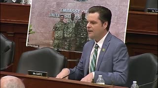 Rep. Matt Gaetz: The Leader Of The U.S. Military’s Africa Command States