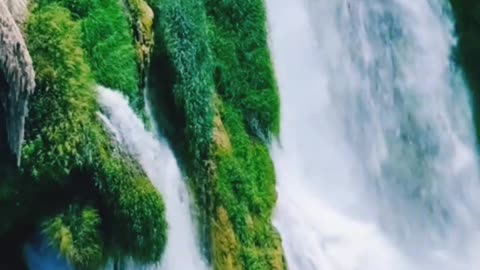 "Spectacular Cascades: The Majesty of a Breathtaking High Waterfall