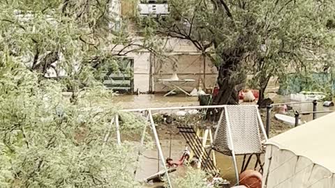 Flooding in Spring Valley, Arizona