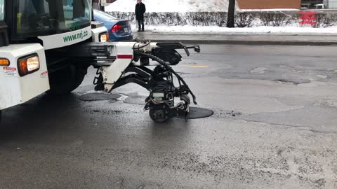 This Is How Potholes In Montreal Are Fixed & It's So Satisfying To Watch (VIDEO)