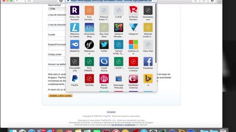 Crear Cuenta Pay Pal