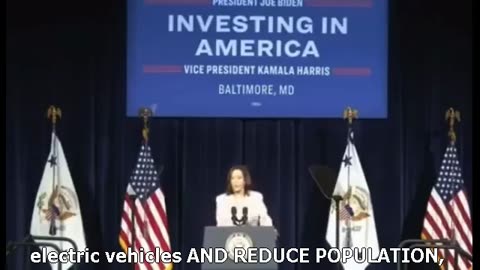 Kamala Harris, ameriška podpredsedniška mentalna bolnica on REDUCING THE POPULATION
