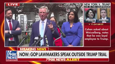 Tommy Tuberville UNLOADS On Democrats For Trump Witch Hunts Outside Courthouse