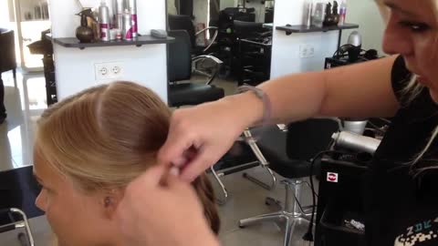 2017 Easy 5 Minute Braided Updo Tips By Top Stylist Amal Hermuz vivyan Hair Design TV