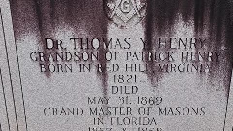Patrick Henry's Grandsons gravesite in Quincy, Fl 3/17/24