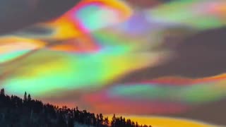 Polar stratospheric clouds over northern Norway