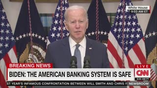 Joe Biden Speaking On Bank Crisis, Once Again Blames Former Administration For Something Gone Wrong