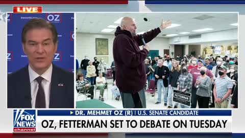 Dr. Oz- Fetterman is ‘hiding’ from voters