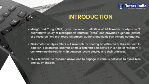 How to conduct a bibliometric analysis?