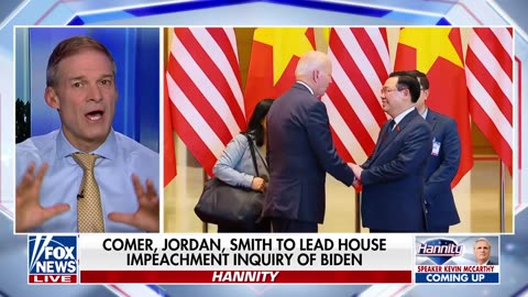Jim Jordan explains significance of a Biden impeachment inquiry