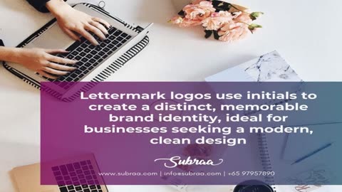 Lettermark Logo Design : Professional Logo designers — Subraa