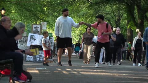 FUNNY Fart Prank in Central Park! Feathering My Farts!