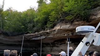 Boat Crashing into Pictured Rocks