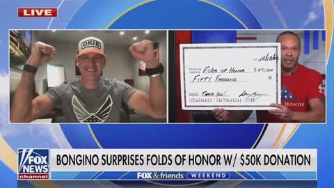 Dan Bongino STUNS Folds of Honor CEO on live TV with Christmas surprise