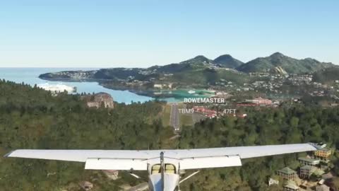 St Barts Landing Challenge - Cessna 172 - Microsoft Flight Simulator
