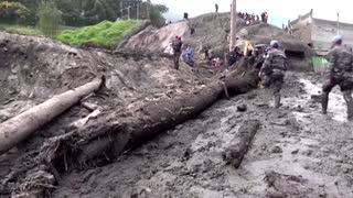 Ecuador landslide death toll rises