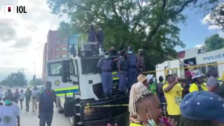 Memorial lecture: Cyril Ramaphosa arrives