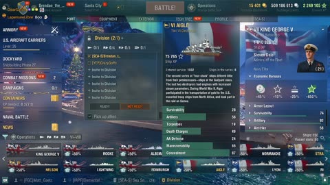 Sarge Plays Warships 5 Feb 2024