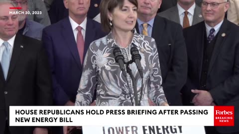 ‘We Do It Better’- Cathy McMorris Rodgers Applauds GOP Bill To Unleash American Energy