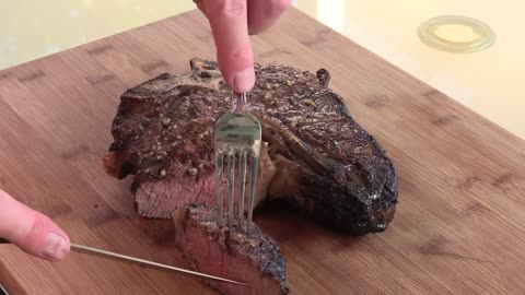 🥩 Grilled 36oz Prime Dry Aged Porterhouse Steak -- Lobel's of New York 🥩