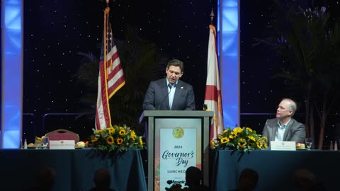 Governor Ron DeSantis Speaks at the Florida State Fair
