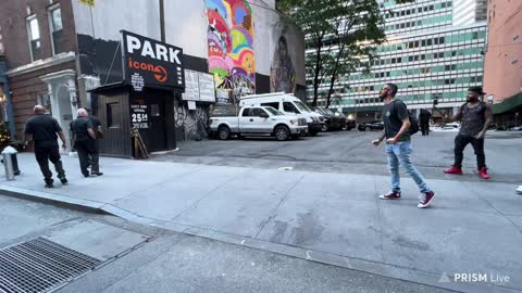 Protesters Confront NYC Union Leader Harry Nespoli on Mandate Firings and Health Insurance Changes