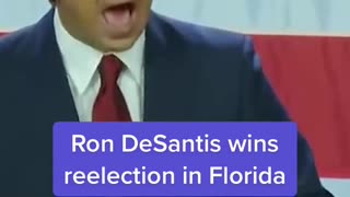 #Florida Gov. Ron DeSantis won reelection against #Democrat Charlie Crist,