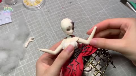 Imprisoned Fallen Angle Made by Clay｜Clay Making Original Character｜ Pocket of Craft
