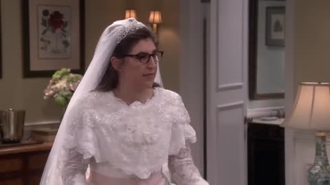 Amy and Sheldon Discover Super-Asymmetry on their Wedding Day. LOL