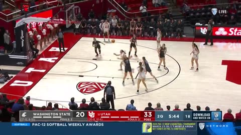Crispe Sam to Kennedy McQueen for the AND-1! | Utah WBB
