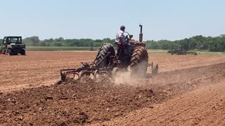 Farmall 400 Plowing