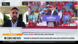 Trump, DeSantis hold dueling rallies across Florida