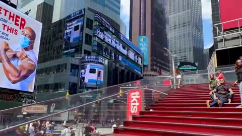 【4K】WALK Times Square NEW YORK City USA 4k video Travel vlog