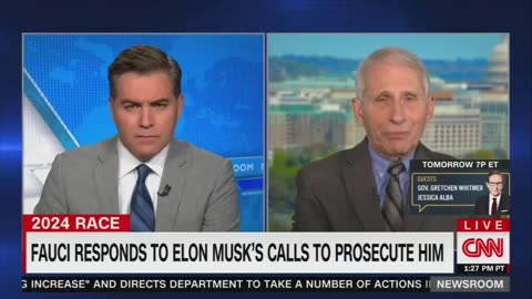 Dr. Fauci is asked about ElonMusk’s “My Pronouns are Prosecute/Fauci”