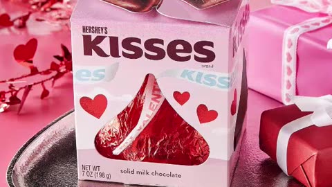 Hershey'sKisses Solid Milk Chocolate, Valentine's Day