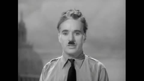 "The Great Dictator" epic speech