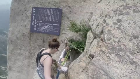 Hua Shan Cliffside Plank Walk