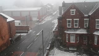 Snowfall in Manchester