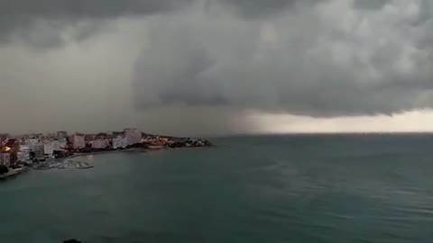 Strange scary clouds over Spain - Alicante