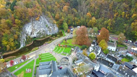 Durbuy, Belgium _ 4k _ 2021 _ Ardennes in Autumn _ Drone DJI Mini 2