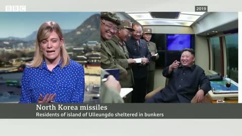 North and South Korea fire missiles off each other's coasts for first time – BBC News