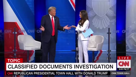 'YOU'RE A NASTY PERSON': Trump Mixes it Up with CNN Town Hall Host Kaitlan Collins [WATCH]